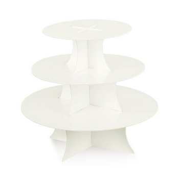 ALZATA IN CARTONE 3 PIANI PERLATO DIAM 33XH29 (1pz)