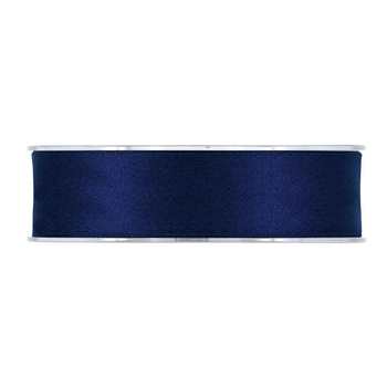 *NASTRO MATT DOUBLE SATIN 25mm x 15m BLUE (1pz)