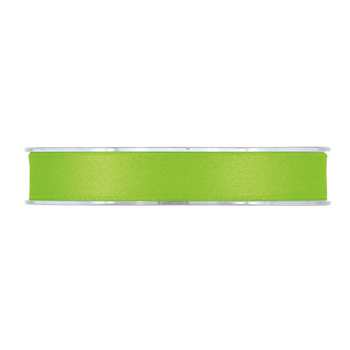 *NASTRO MATT DOUBLE SATIN 15mm x 15m APPLE GREEN (1pz)