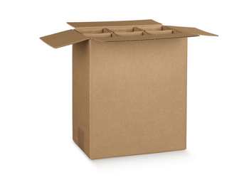 SCATOLA AMERICANA SICURA 6 BOTTIGLIE 32.5x22.5X38 AVANA SCOTTON