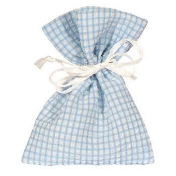 BUSTINA QUADRETTI 8x10cm LIGHT BLUE (1pz)