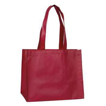 BORSA CITY LIGHTS BAG BORDEAUX 38x24x32cm - STAMPA 1 LATO (1pz) (SOLO NUOVI IMPIANTI €30 PER COLORE)