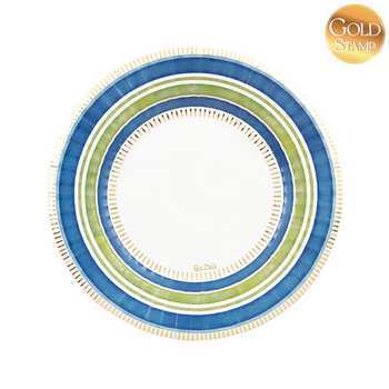 PIATTO 23cm BLUE OASIS (8pz)