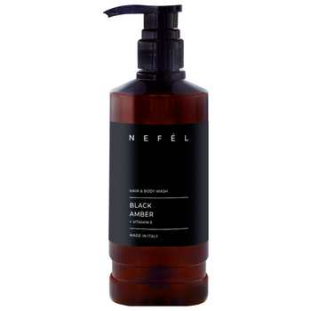 NEFEL SAPONE DOCCIA SHAMPOO BLACK AMBER (480ml)