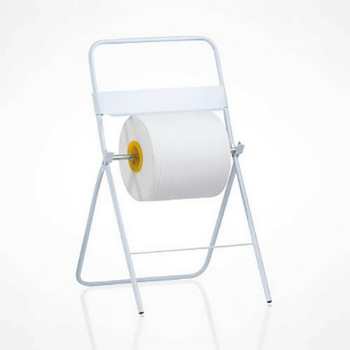 DISPENSER ROTOLO AT2000 CAVALLETTO TERRA METALLO BIANCO