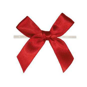 FIOCCO SATIN 15mm RED (50pz)