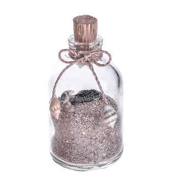 BOTTIGLIA CON CONCHIGLIE E SABBIA 4X8.5cm (1pz)