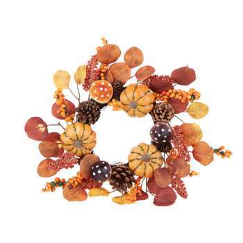 CORONA C/ZUCCHE E FUNGHETTI D.38cm (1pz)