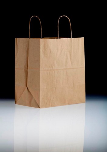 *BORSA CARTA VASSOIO AVANA 36+24X24 MANICO PIATTO g