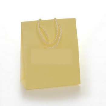 BORSA PNP 24X35+24 CREMA MANICO CORDONCINO PANETTONE