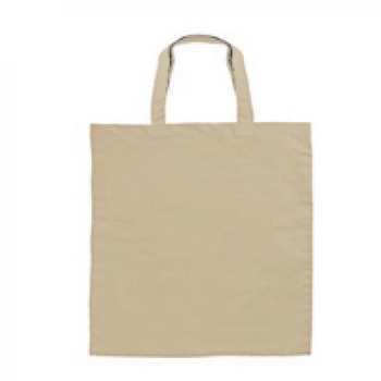 BORSA COTONE 41x50cm MANICI CORTI COLORE ECRU - STAMPA 2 LATI (1pz) (SOLO NUOVI IMPIANTI €30 PER COLORE)