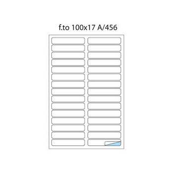 *ETICHETTA ADESIVA MARKIN A4 SMUSSATA 100X17 (30X100fg)