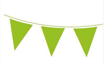 FESTONE BANDIERINA VERDE LIME 10m
