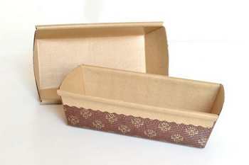 (singolo) FORMA COTTURA PLUM-CAKE 300g 200x65x45mm 520065W (1ct=600pz)