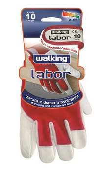 GUANTO LABOR WALKING COTONE/PELLE 011917 (1 paio)