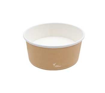 INSALATIERA 1000ml KRAFT AVANA + PE 590402 (50pz)