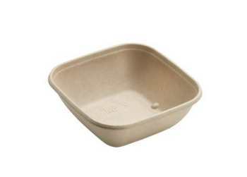 INSALATIERA KRAFT QUADRATA 400ml 13X13X5 (50pz)