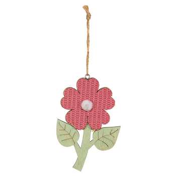 PENDAGLIO LEGNO FIORE 8x12cm (1pz)