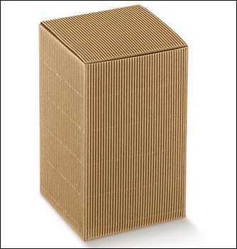 SCATOLA ONDA AVANA PIEGHEVOLE 10X10X10 SCOTTON