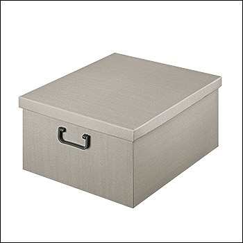 SCATOLA LINEA TORTORA TAP MANIGLIA PLASTICA 34X50X25 SCOTTON