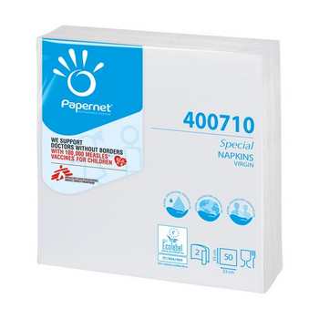 TOVAGLIOLO BIANCO 33X33 2VELI 400710 (50pz)