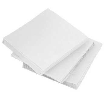 TOVAGLIOLO BIANCO 40X40 OVATTA 2VELI (50pz)