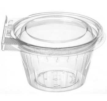 #uso interno# BICCHIERE PET 350cc CON COPERCHIO E SIGILLO (1CT=)