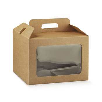 VALIGETTA AVANA CON FINESTRA IN PLA 24.5X24.5X18 SCOTTON