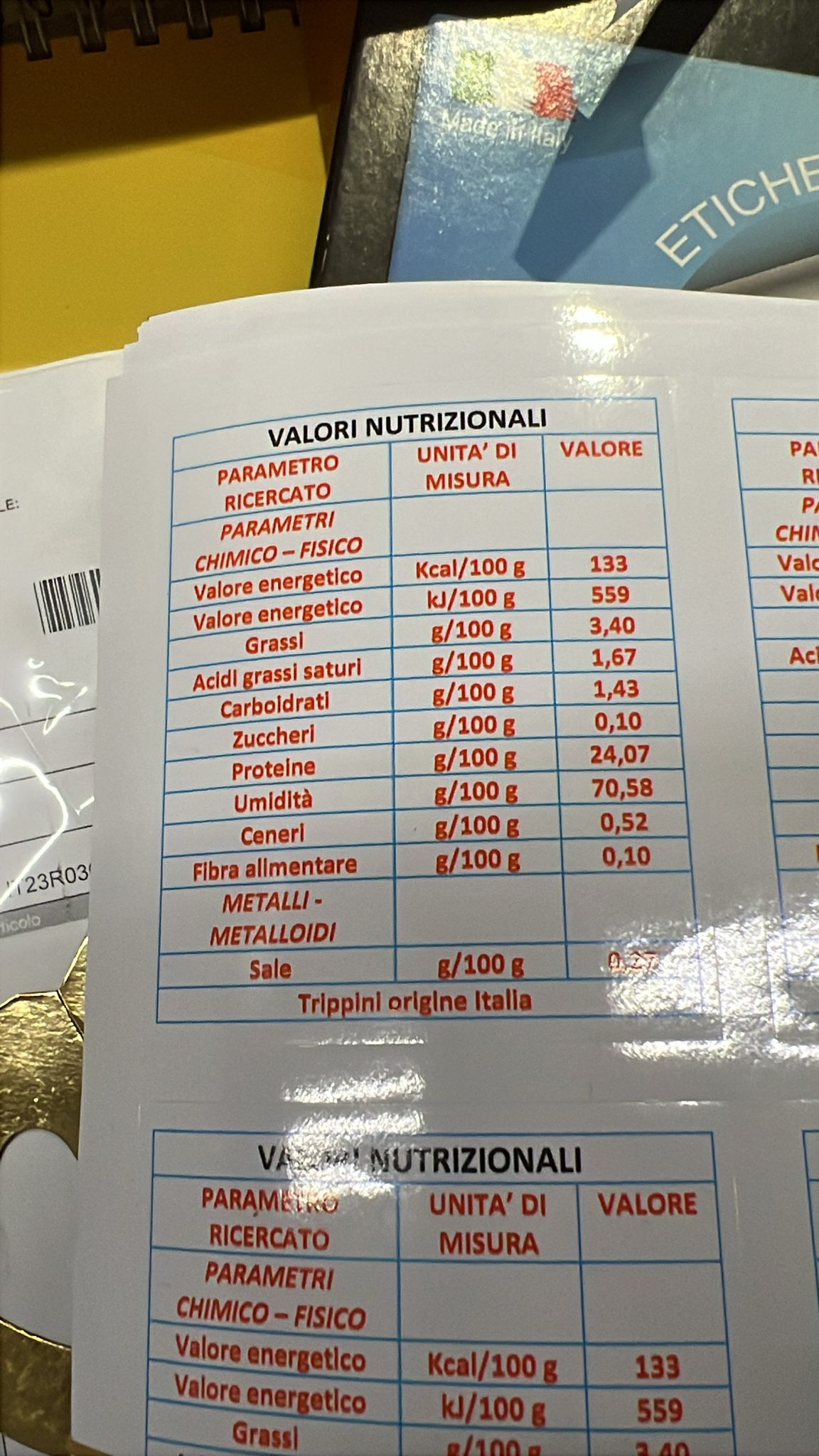 ETICHETTA STAMPA PERSONALIZZATA (1mq)